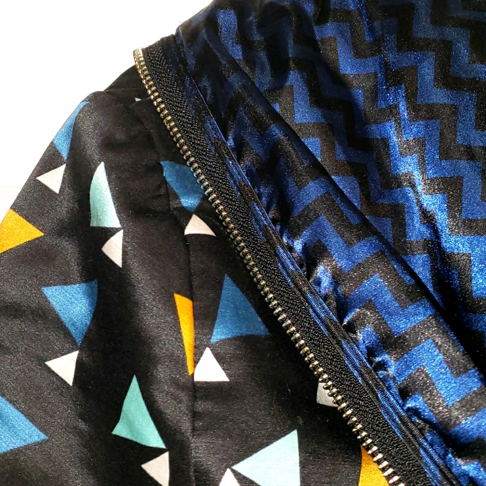 Reversible 80's Patterned Jacket - Picture 3 of 5